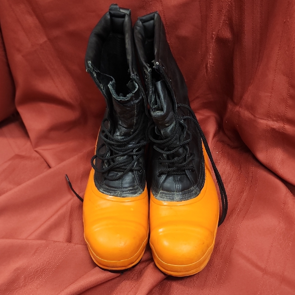 Viking® VW76-1 Ericsen® Waterproof Forestry Work Black and Orange Winter Boots